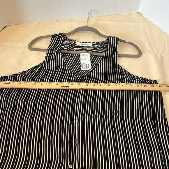 Forgiveness Woven Black/Cream Blouse/Top  Size L - Picture 3 of 5